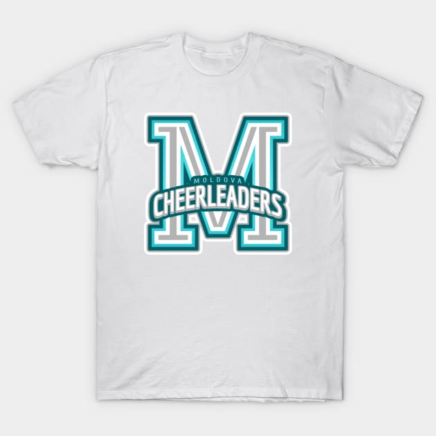 Moldova Cheerleader T-Shirt by Tip Top Tee's